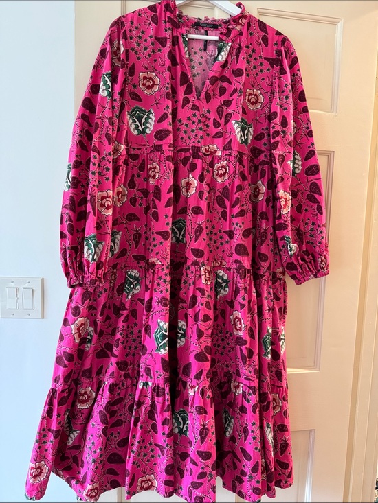 Scotch & Soda Dresses & Skirts - Scotch & Soda Fuchsia Floral Tiered Dress